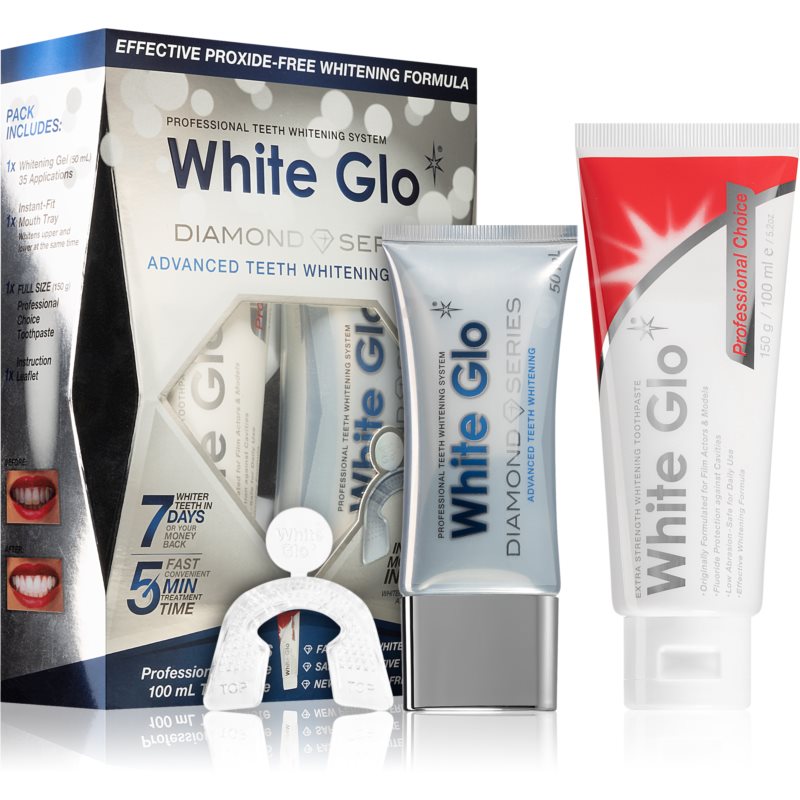 White Glo Diamond Series dantų balinimo rinkinys