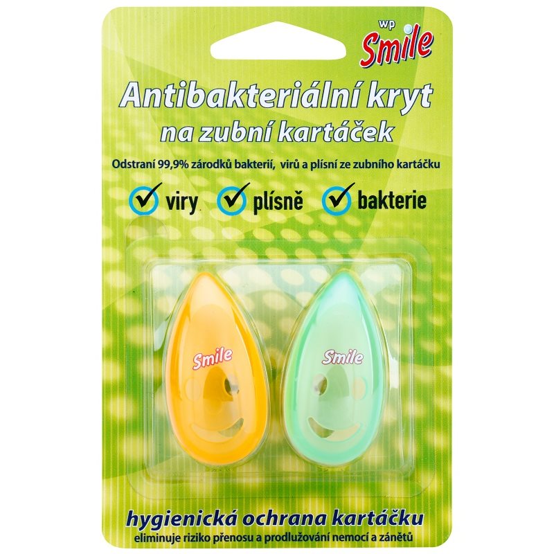 

White Pearl Smile футляр для зубної щітки Orange & Green
