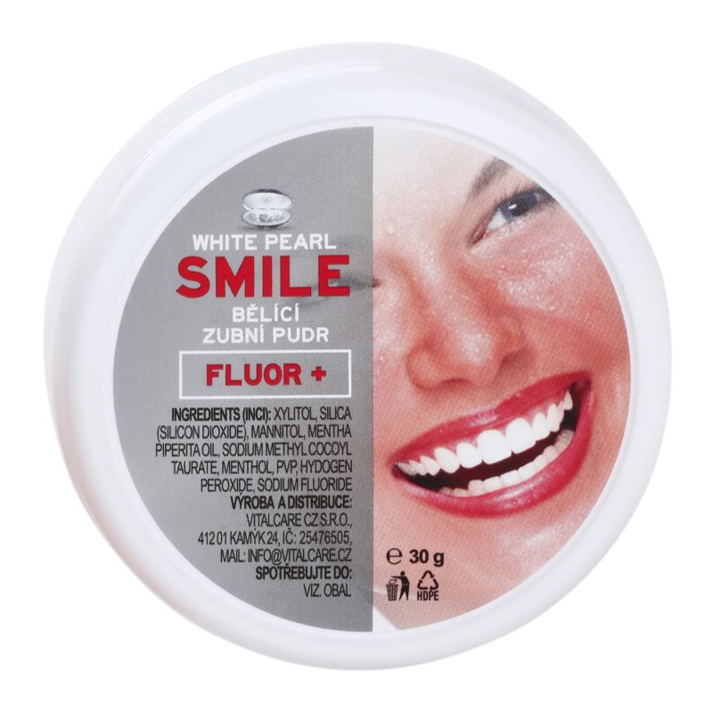 

White Pearl Smile відбілюючий зубний порошок Fluor