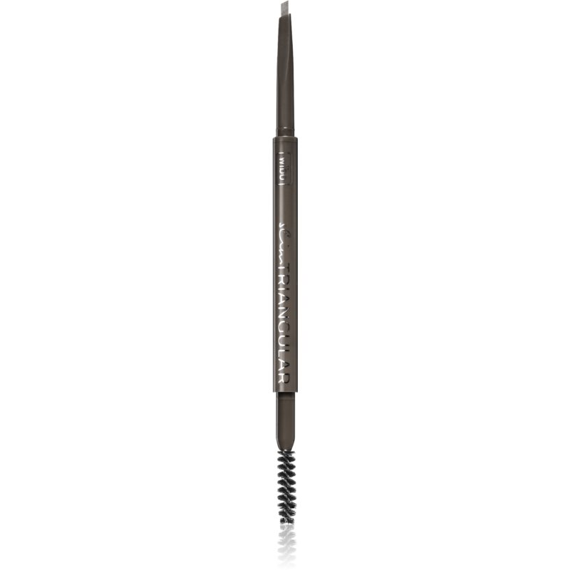 Wibo Slim Triangular автоматичний олівець для брів зі щіточкою Dark Brown