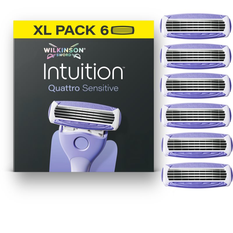 Wilkinson Sword Intuition Quattro Sensitive náhradné hlavice