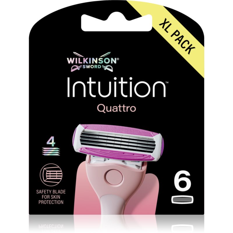 Wilkinson Sword Intuition Quattro сменяеми глави 3 бр.