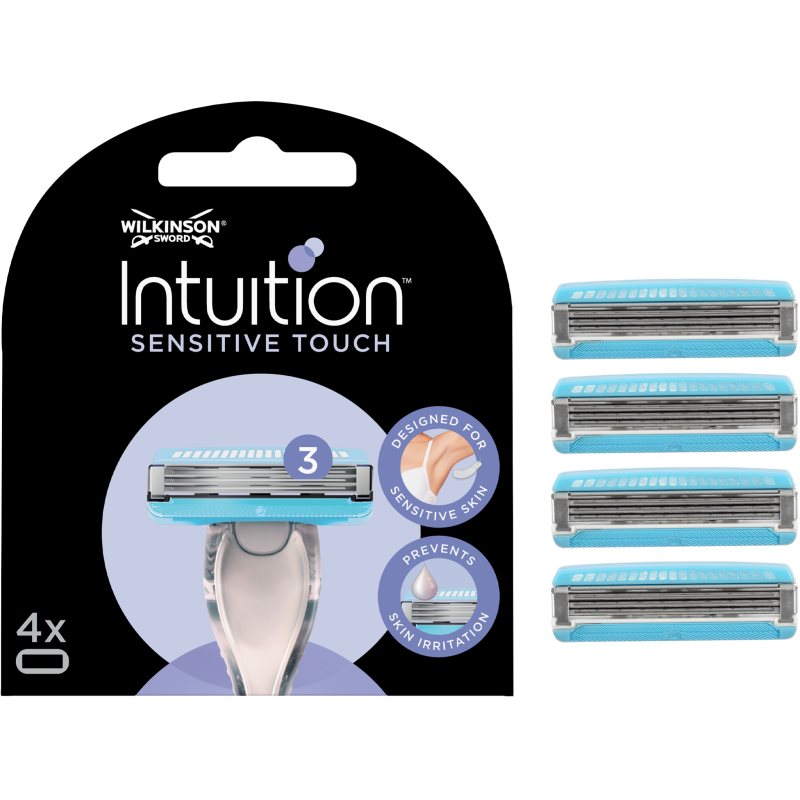 Wilkinson Sword Intuition Sensitive Touch Tête De Rechange 4 Pcs