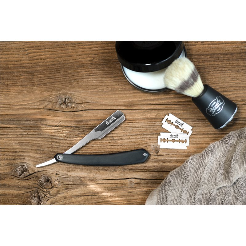 Wilkinson Sword Premium Collection Cut Throat класична бритва для гоління + леза для бритви 5 шт 1 кс