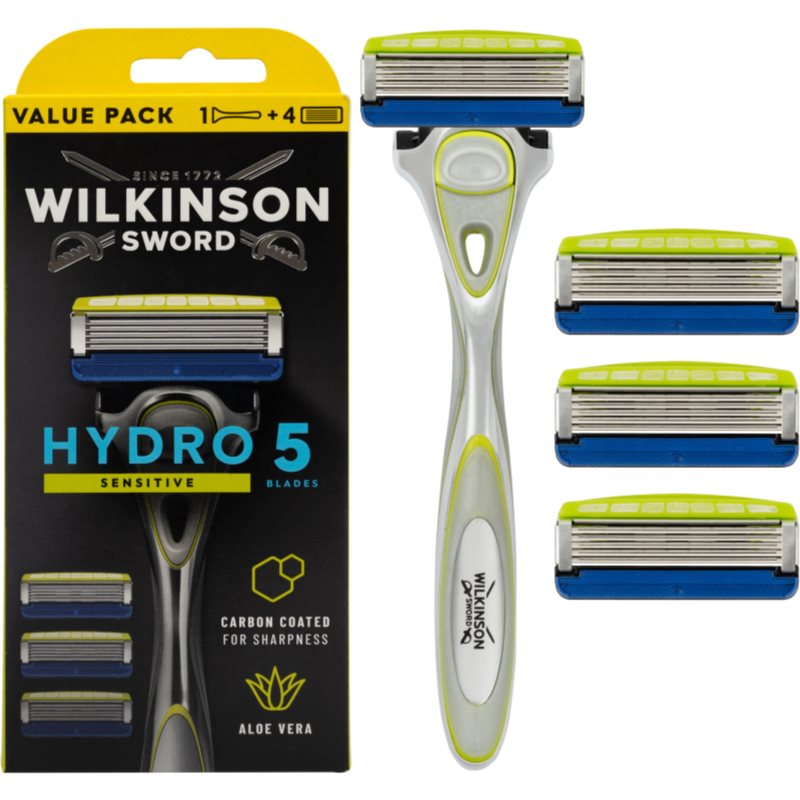 Wilkinson Sword Hydro5 Skin Protection Sensitive Бритва + змінні щітки 1 кс