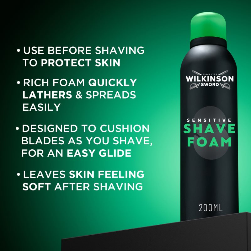 Wilkinson Sword Sensitive Shave Foam shaving foam for men 200 ml