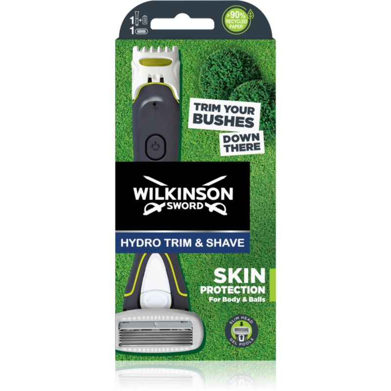 Wilkinson Sword Hydro Trim and Shave Skin Protection For Body and Balls Aparat de bărbierit electric 1 buc