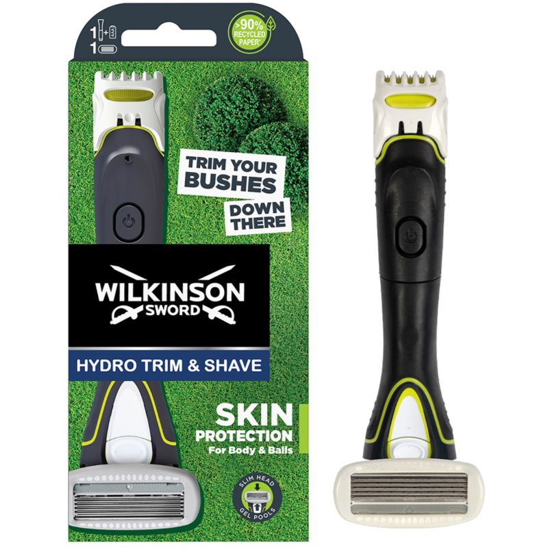 Wilkinson Sword Hydro Trim And Shave Skin Protection For Body And Balls Electric Shaver 1 Pc