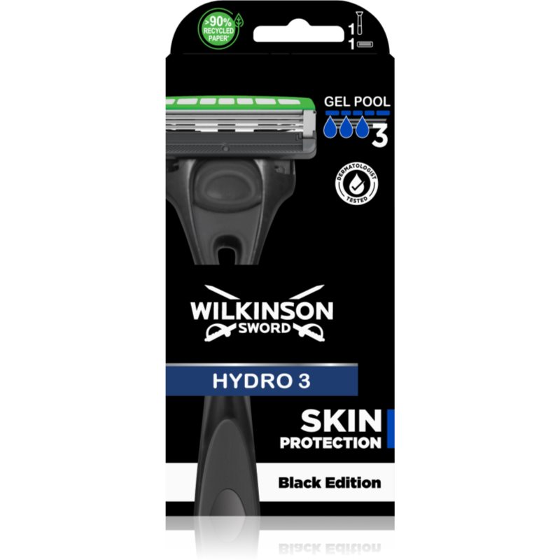 E-shop Wilkinson Sword Hydro3 Skin Protection Black Edition holicí strojek 1 ks