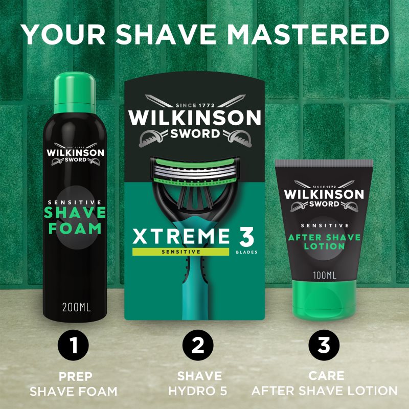 Wilkinson Sword Xtreme 3 Sensitive jednorázové holiace strojčeky pre mužov 6 ks