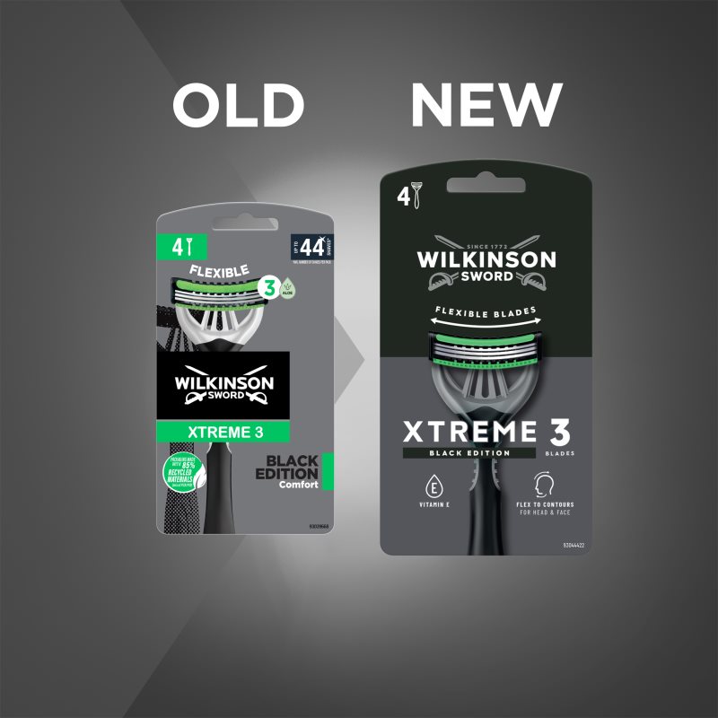 Wilkinson Sword Xtreme 3 Black Edition jednorázové holiace strojčeky pre mužov 10 ks (obrázok 7)