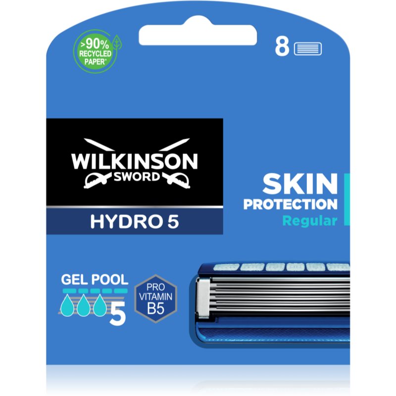 Wilkinson Sword Hydro5 Skin Protection Regular pakaitiniai peiliukai 8 vnt.
