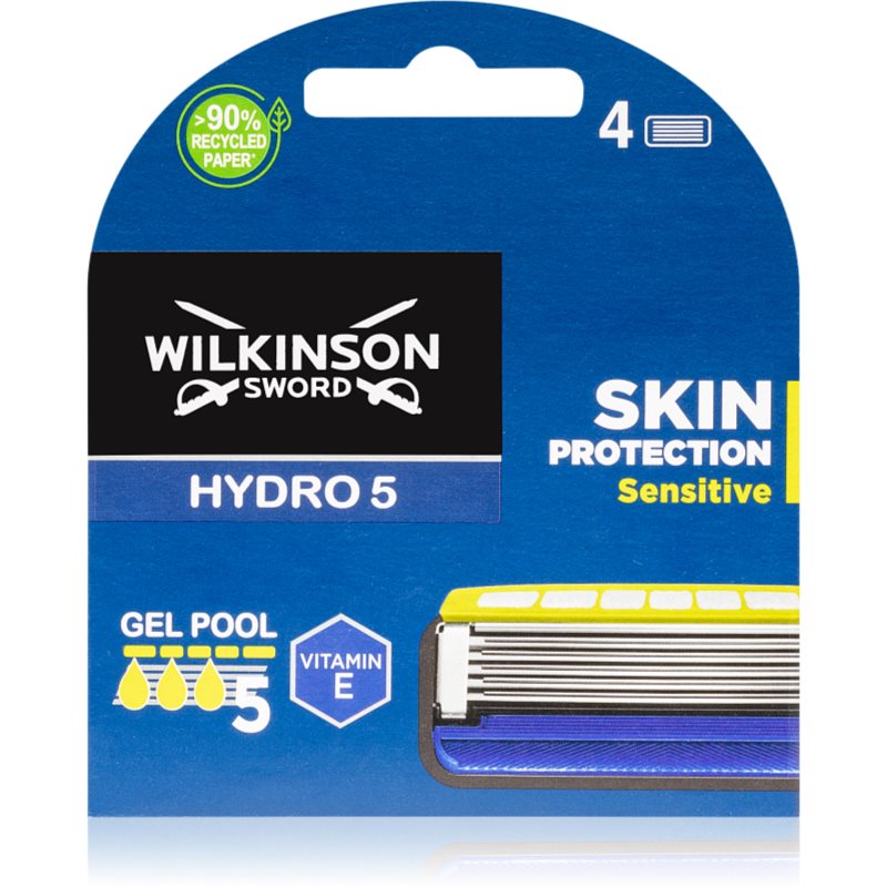 Wilkinson Sword Hydro5 Skin Protection Sensitive pakaitiniai peiliukai 4 vnt.
