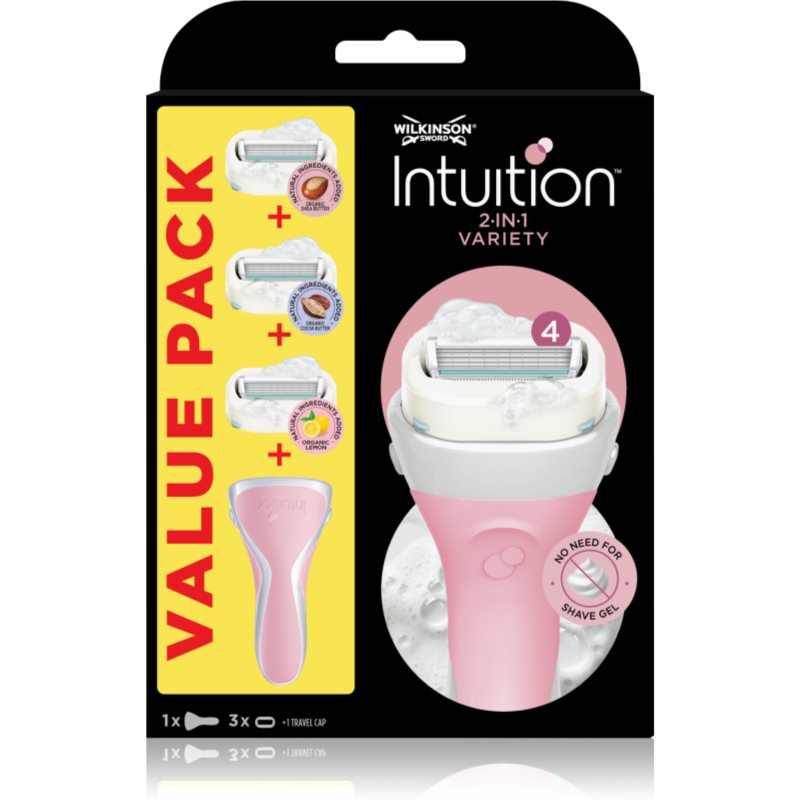 Wilkinson Sword Intuition Variety Edition sada na holení pro ženy ks