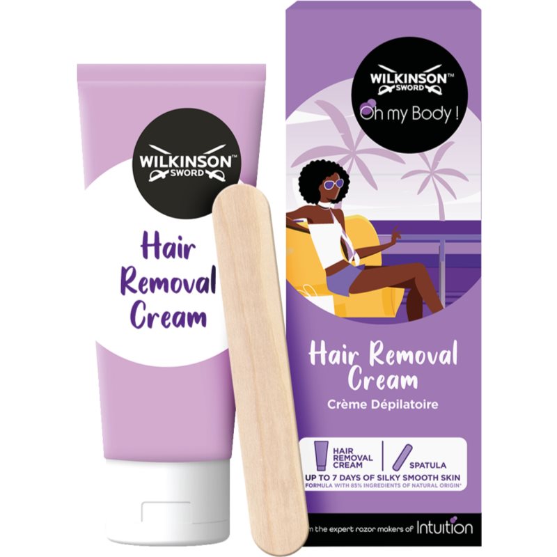 Wilkinson Sword Oh My Body! Hair Removal Cream Crème Dépilatoire Avec Spatule