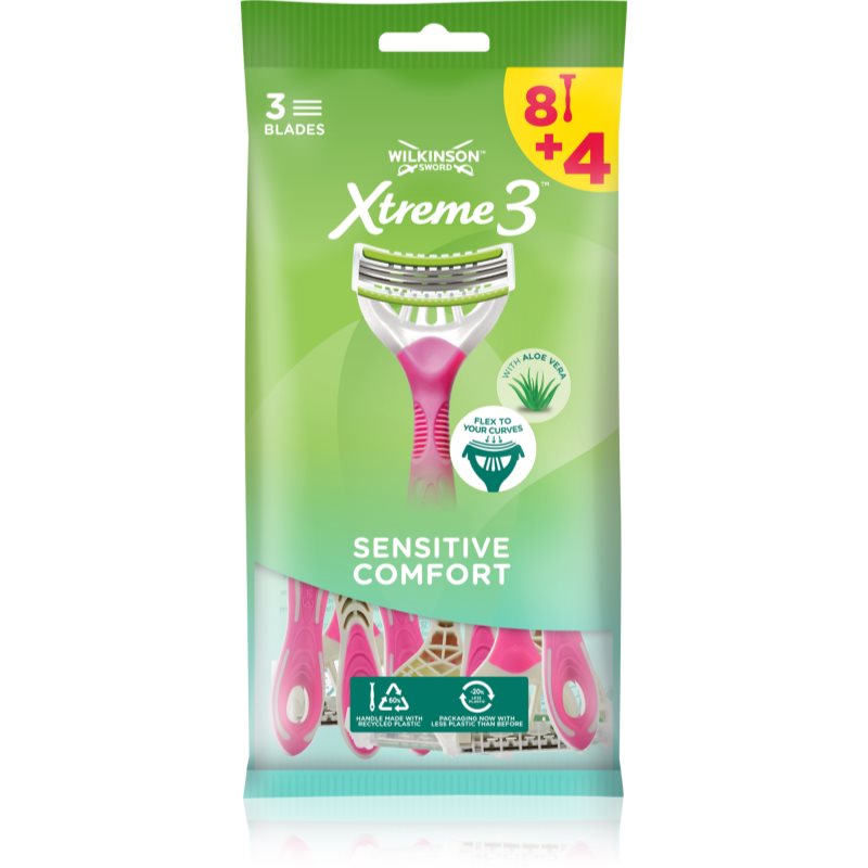 

Wilkinson Sword Xtreme 3 Beauty Sensitive одноразова бритва з алое вера