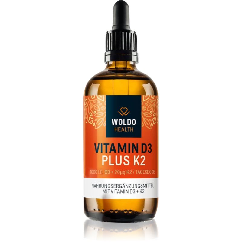 WoldoHealth Vitamín D3+K2 50 ml