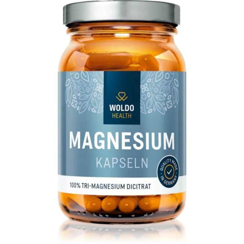WoldoHealth® Magnesium kapsle pro efektivní doplnění hořčíku 234 g