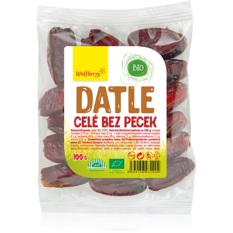 Wolfberry Datle celé BIO sušené ovocie 100 g