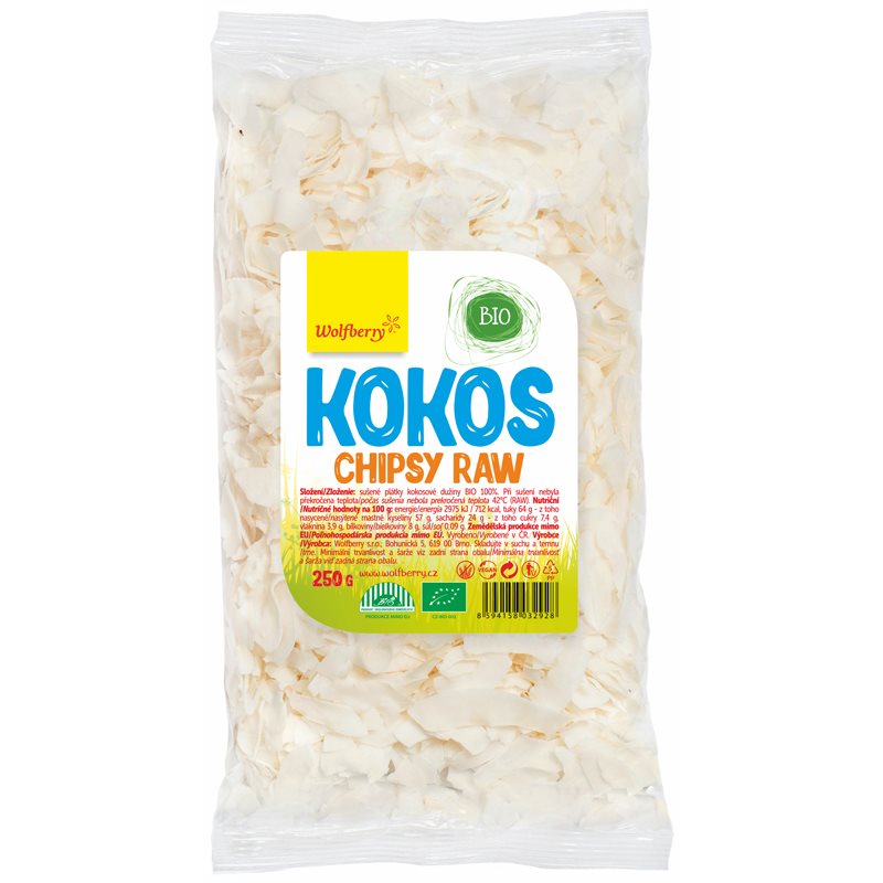 Wolfberry Kokosové chipsy BIO kokosové čipsy v BIO kvalite 250 g kúpite na Notino.sk
