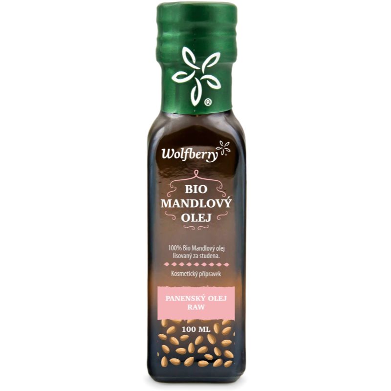 Wolfberry Almond Oil Organic maitinamasis aliejus veidui, kūnui ir plaukams 100 ml