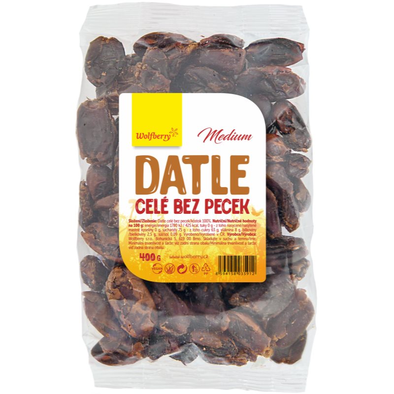 Datle celé 400g bez pecek Medium Wolberry koupíte na Notino.cz