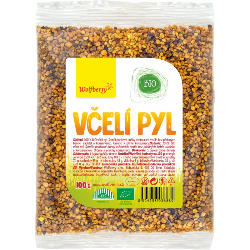 Wolfberry Včelí pyl BIO 100 g koupíte na Notino.cz