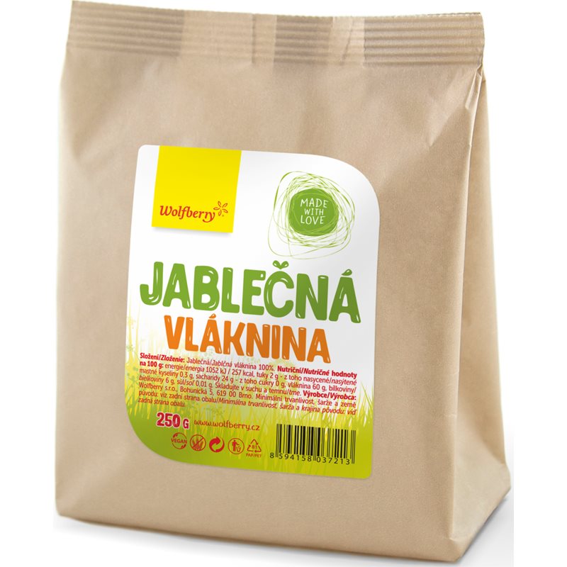 Wolfberry Jablčná vláknina vláknina v BIO kvalite 250 g kúpite na Notino.sk