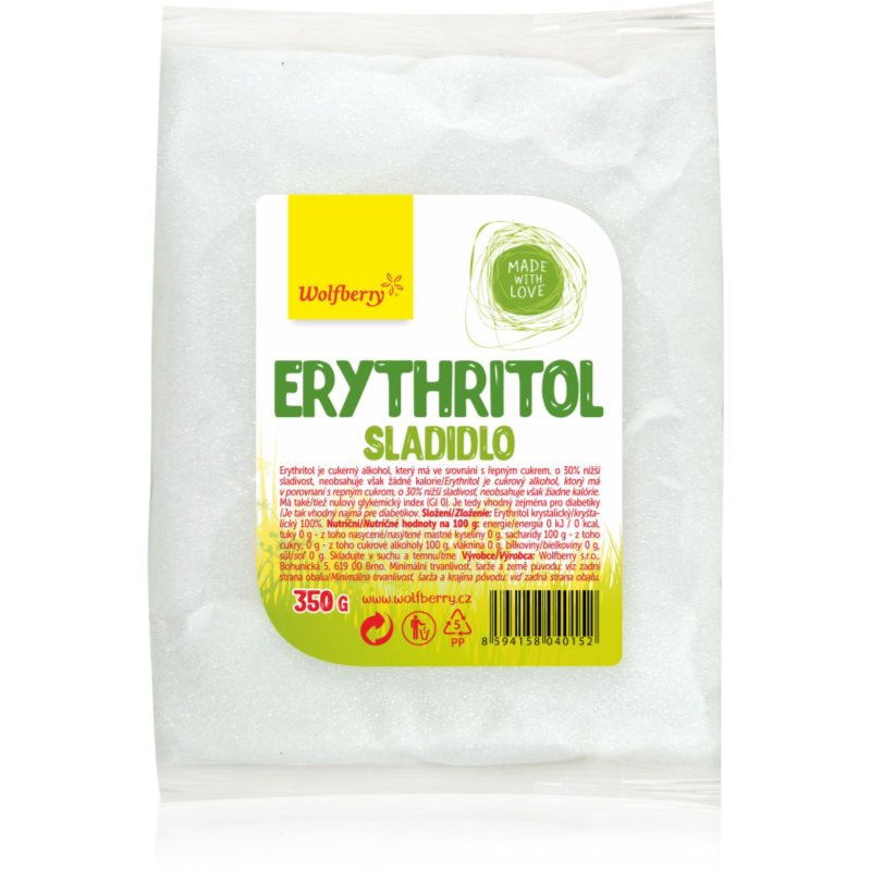 Wolfberry Erythritol sladidlo bez kalorií 350 g
