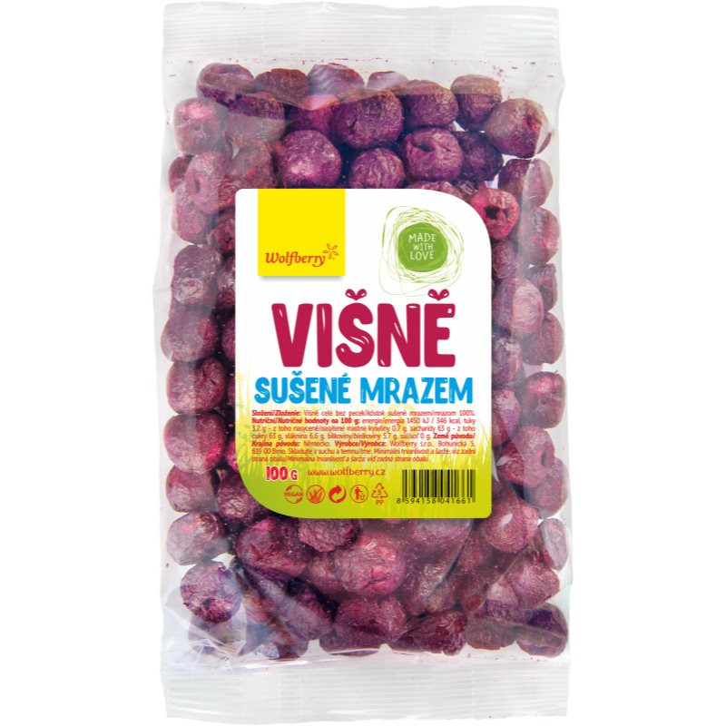 Wolfberry Višne sušené mrazom mrazom sušené ovocie 100 g kúpite na Notino.sk