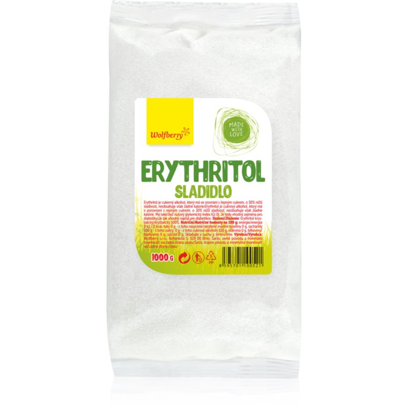 Wolfberry Erythritol sladidlo bez kalórií 1000 g kúpite na Notino.sk