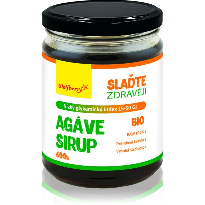 Wolfberry Agáve sirup BIO prírodné sladidlo 600 g