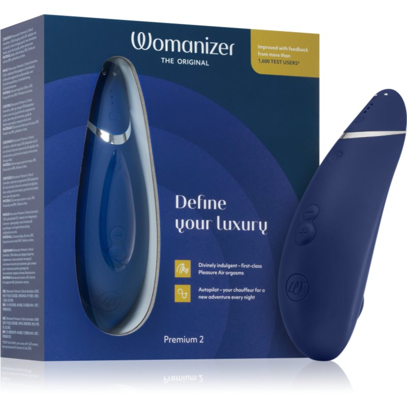 Womanizer Premium 2 Stimulateur Clitoridien Blackberry 15,5 Cm
