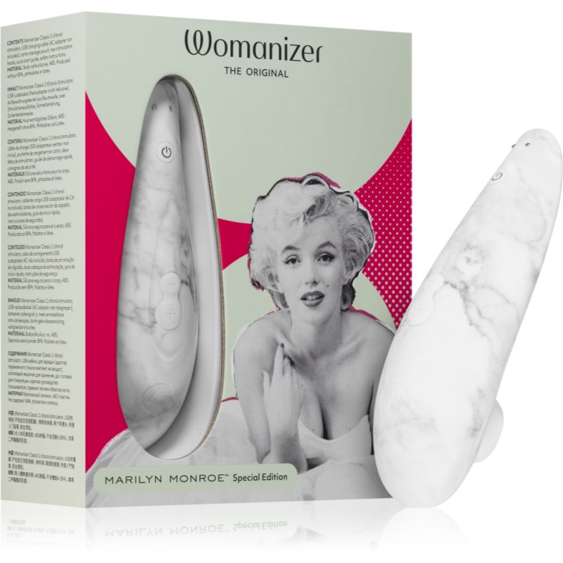 Womanizer Marilyn Monroe Special Edition кліторальний стимулятор White 14,8 см