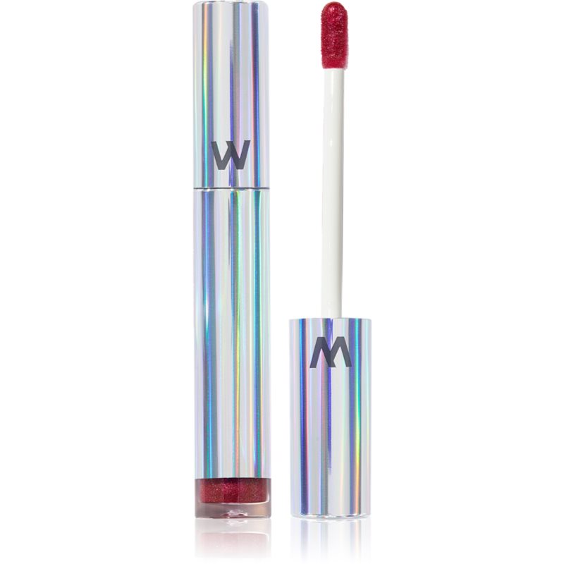 WONDERSKIN Wonder Blading Top Gloss lesk na pery s trblietkami odtieň Red Glitter 4 ml