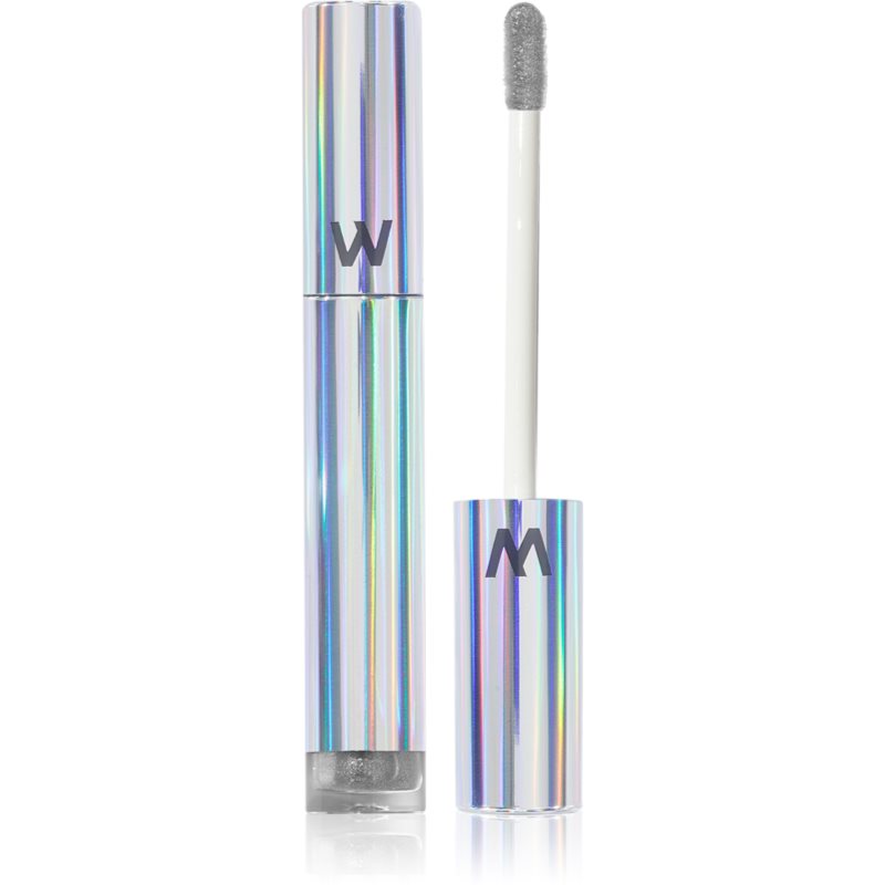 WONDERSKIN Wonder Blading Top Gloss lesk na pery s trblietkami odtieň Silver Glitter 4 ml