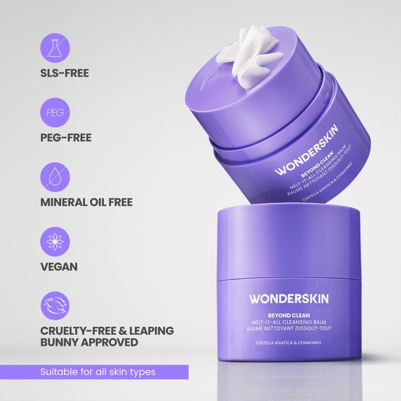 WONDERSKIN Beyond Clean Melt-It-All Balsam zum Abschminken und Reinigen 50 ml (Bild 7)