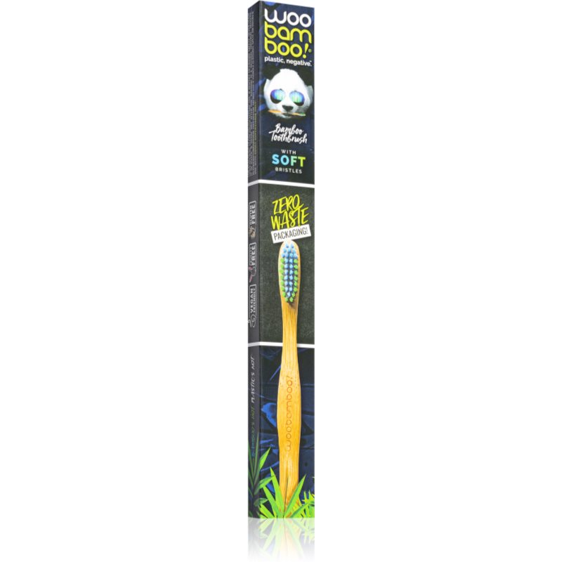 Woobamboo Eco Toothbrush Soft bambukinis dantų šepetėlis minkštas 1 vnt.
