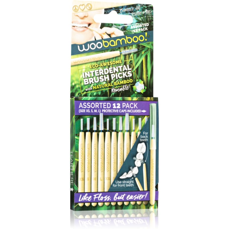Woobamboo Eco Interdental Brush medzobne ščetke miks 12 kos