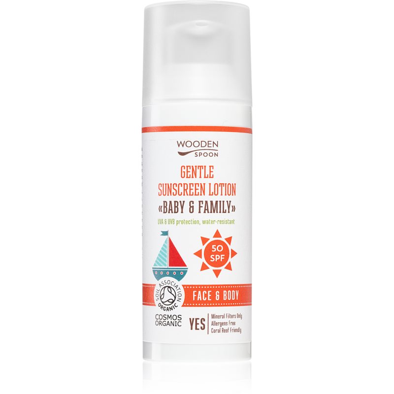 WoodenSpoon Baby & Family Family Sunscreen Lotion With SPF 50 50 Ml
