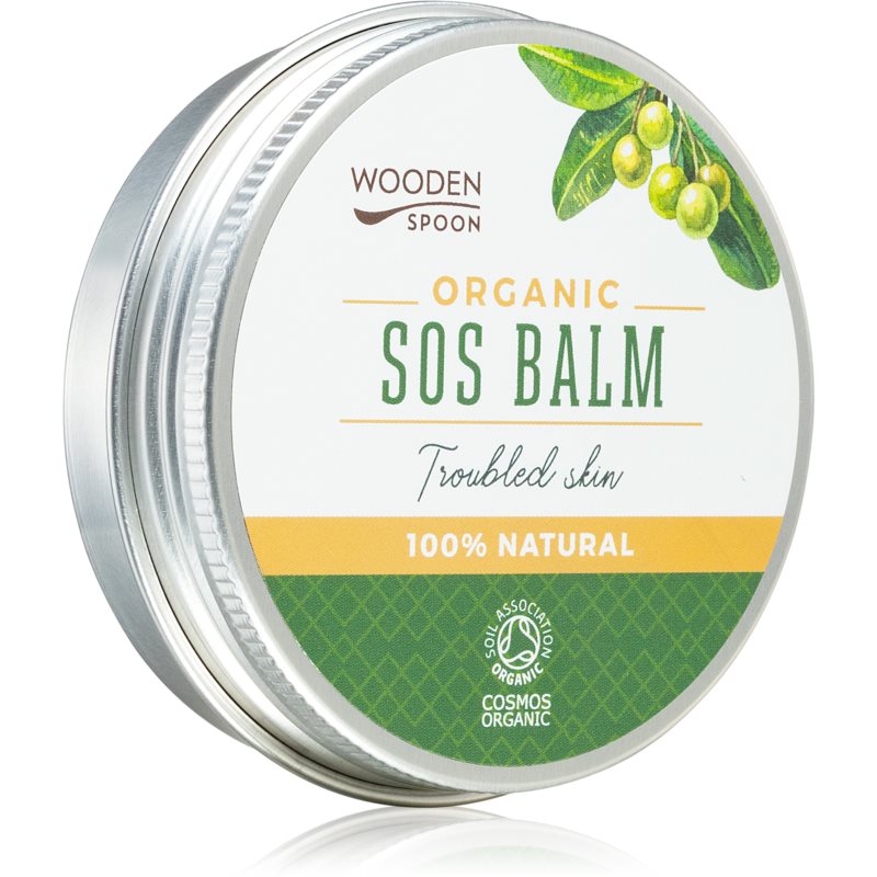 WoodenSpoon Organic SOS balzamas dehidratavusiai ir pažeistai odai 60 ml