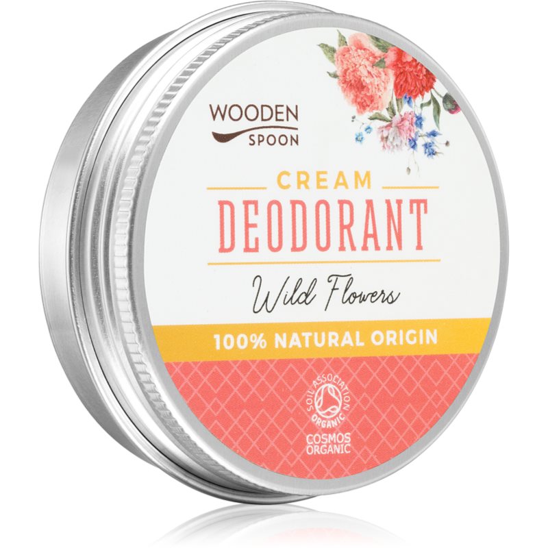 WoodenSpoon Wild Flowers Organic Cream Deodorant 60 Ml