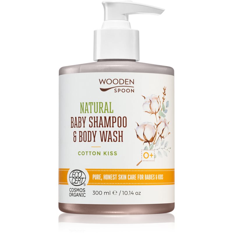 WoodenSpoon Natural šampon in gel za prhanje za otroke 2 v 1 300 ml