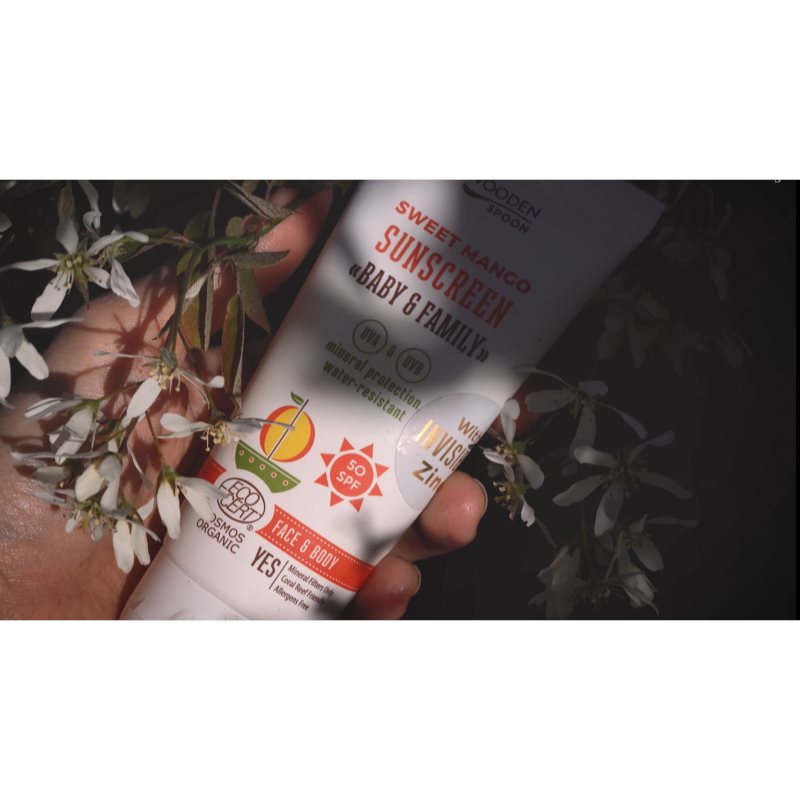 WoodenSpoon Baby & Family Sweet Mango family sunscreen lotion with SPF 50 100 ml
