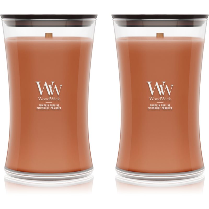 Woodwick Pumpkin Praline Duo Sæt
