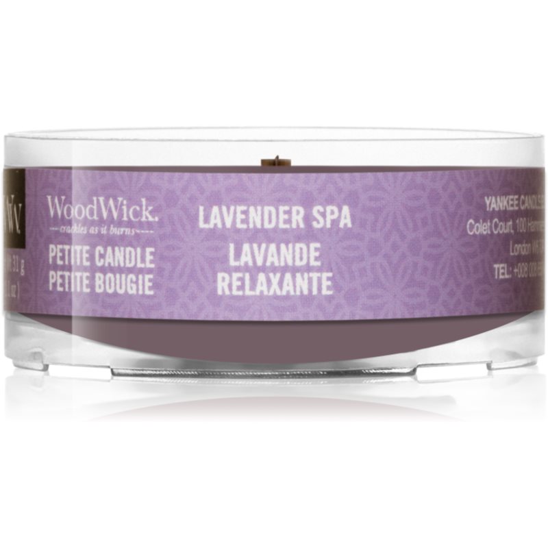 

Woodwick Lavender Spa вотивна свічка з дерев'яним гнітом