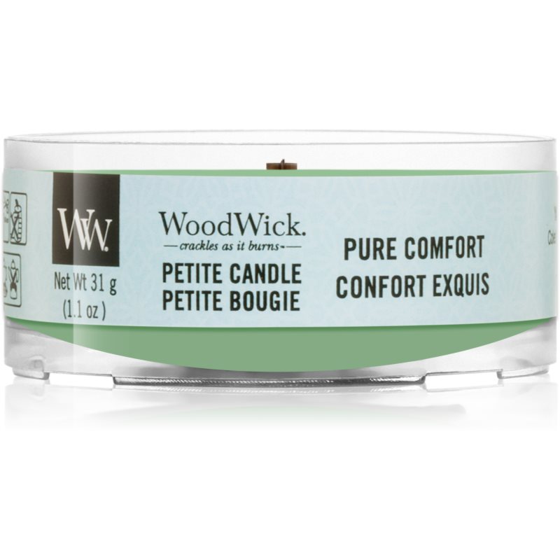 

Woodwick Pure Comfort вотивна свічка з дерев'яним гнітом