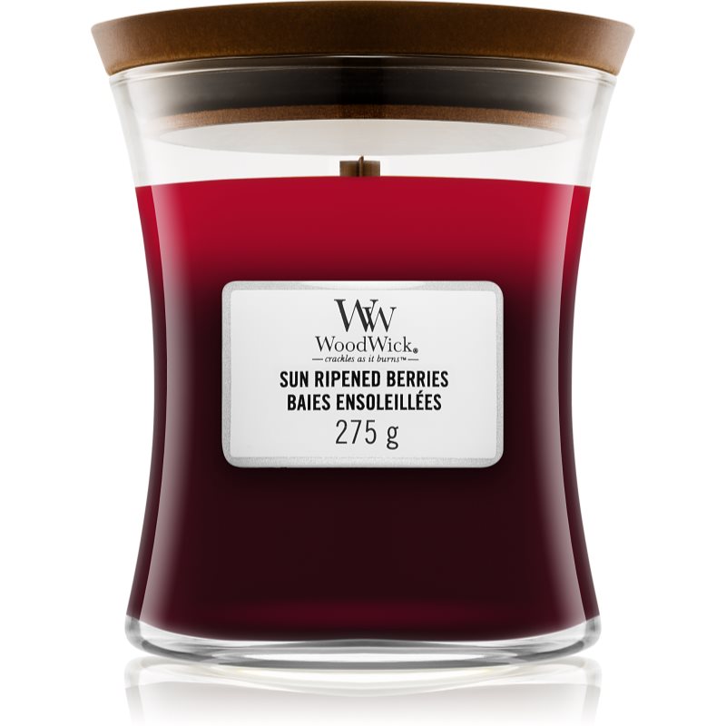 

Woodwick Trilogy Sun Ripened Berries aроматична свічка з дерев'яним гнітом