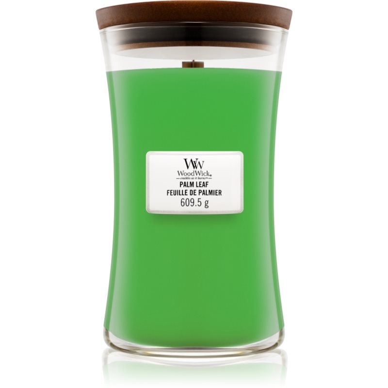 

Woodwick Palm Leaf aроматична свічка з дерев'яним гнітом