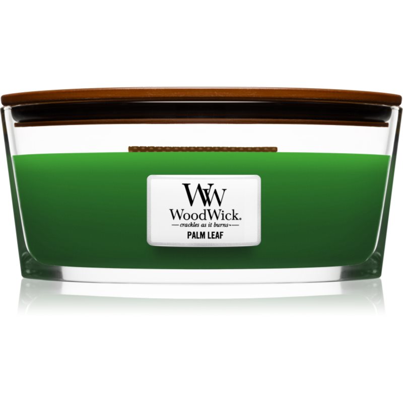 

Woodwick Palm Leaf aроматична свічка з дерев'яним гнітом (hearthwick